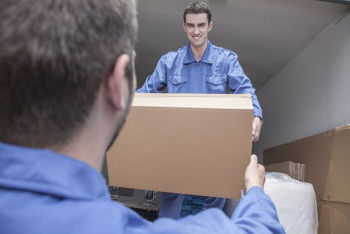 Local movers loading a home move in Temple neighborhood