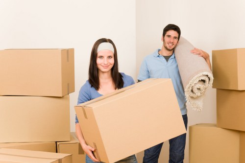 Commercial moving truck for Temple business relocation