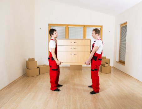 Packing and preparing boxes for a Temple man with van removal